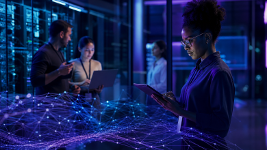 Ambiente tecnológico que representa fundo de investimento em startups brasileiras de inteligência artificial